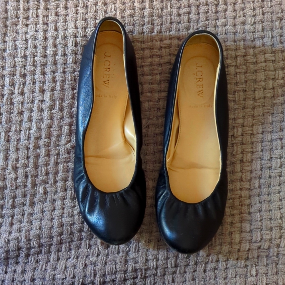 JCrew black ballet flats